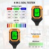 4-in-1 Soil Moisture Meter Digital PH Meter/Soil Moisture/Plant Temperature/Sunlight Intensity,