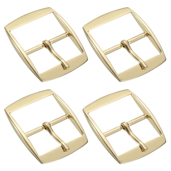 [uxcell] Metal Roller Buckle Set of 4 1.26" Single Prong