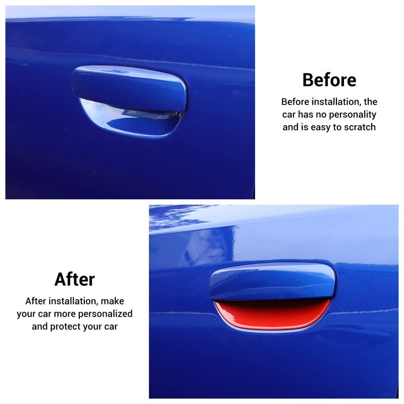 JWWY for Dodge Charger Exterior Door Handle Bowl Cover Trim