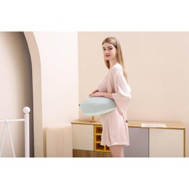 Oternal Nursing Pillow for Breastfeeding, Breastfeeding Pillows for More Support for Mom and Baby, with Adjustable Waist Strap and Removable Cotton Cover