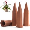Plant Self-Watering Stakes for Indoor Outdoor Plants (4 Count) Terracotta