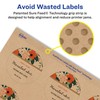 Avery Kraft Brown Round Labels with Sure Feed, 2.25" Diameter,