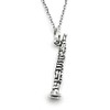 Sterling Silver 3D Oboe Charm Necklace, 18"