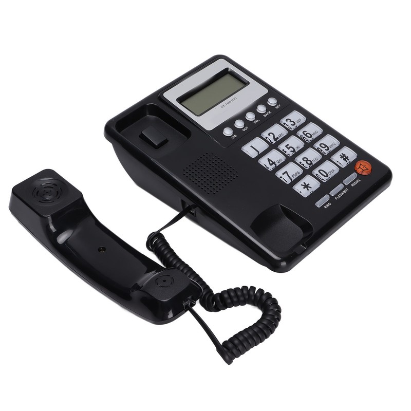 KXT8001CID Corded Telephone Multifunctional Wired Landline Phone with LCD Display