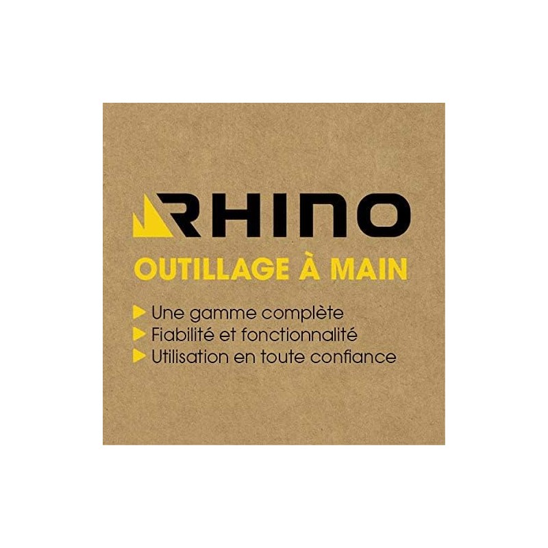 Rhino - Construction Pencil, Carpenter's Pencil, Professional Pencil, 6 Pieces,