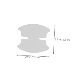 BUGUUYO 4pcs Car Door Handle Protector Film Transparent Door Handle Bowl Sticker for Vehicle Protection Durable Weather Resistant Invisible Design