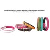 Schnüffelfreunde Fun Line Leather Dog Collar for Large, Medium and