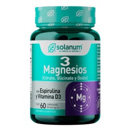 Solanum Magnesios Espirulina Vitamina Caps Sabor