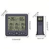 Lancoon Digital Thermometer Hygrometer with 3 Wireless Sensors LCD Backlight