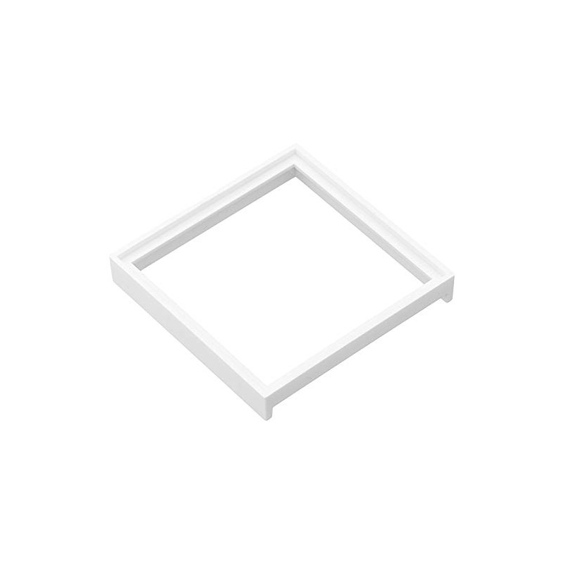 GIRA 028203 Intermediate Plate with Square Top Pure White, Glossy