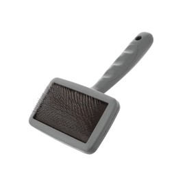 Furrish Firm Slicker - Dog Grooming Brush - Effective Tangle Removal - Ideal for Thick Curly Coats - Ergonomic Design - Medium
