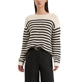 Marc O'Polo Long Sleeve Boat Neck Jumper, multicoloured, XS