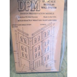 DPM HO #30143 Modular Building System Dock Level Wall Sections w/Victorian Windo