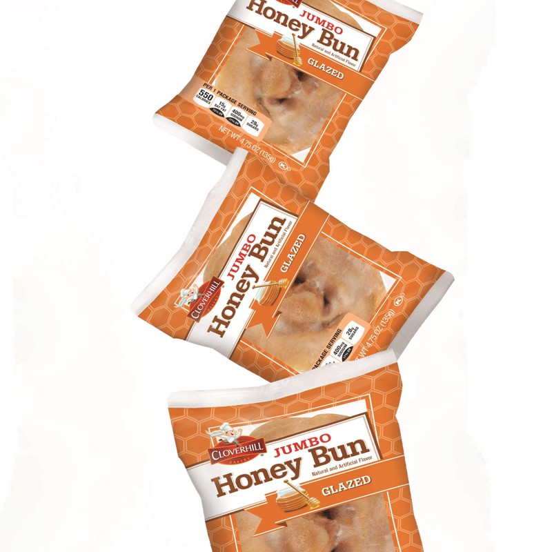 Cloverhill Jumbo Honey Bun Chocolate Iced - 4.75oz Multi Pack