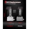 Torchbeam D1S HID Bulb, 6000K Diamond White Xenon Bulbs, High