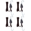 PATIKIL 1/4" x 11.8 Ft Rope Ratchet Tie Down Straps,