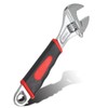 vibedor 8 Inch Adjustable Wrench with Ergonomic Rubber Grip Spanner