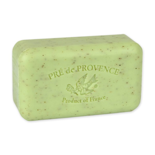 Pre de Provence Artisanal Soap Bar, Natural French Skincare, Enriched with Organic Shea Butter, Quad Milled for Rich, Smooth & Moisturizing Lather, Lime Zest, 5.3 Ounce