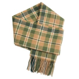 SKNSOFT Winter Wool Plaid Striped Scarf for Men,Women Fashion Tartan Checkered Scarf Scarves