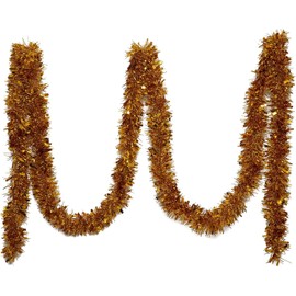 UKDeals direct ® 4m Metre Chunky/Fine Christmas Tinsel - Christmas Decoration Tinsel (Gold)