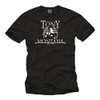 Cool retro t-shirt for men TONI MONTANA logo size M