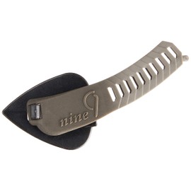 TAB TE126-MBK x GY (HARD) Flat Pick Nine9 Teardrop Guitar Pick