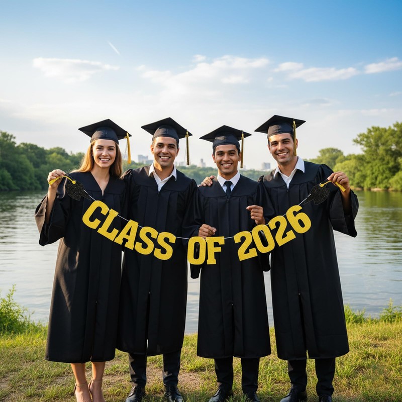 Class of 2026 Banner - 2026 Graduation Decorations, 2026 Senior
