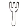 Staedter Fork Cookie Cutter, Silver, 7.5 cm
