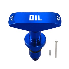 Car Oil Dipstick Handle, Engine Oil Handle, Alloy Anti-Rust Transmission Dipstick Modification Tool, T-Shaped Non-Slip Easy-Grip Engine Caliper Pull Tool for 1999-2011 Ford Mustang GT V8 GT500
