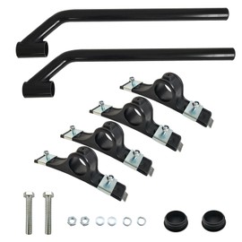 ANAQA 8591000 Fender Mounting Bracket Mount Kit Fit for 19.5"-24.5" Dual Dump Flatbed Rear Wheels Semi Trailers Trucks 8590195 8590245 Poly Fender