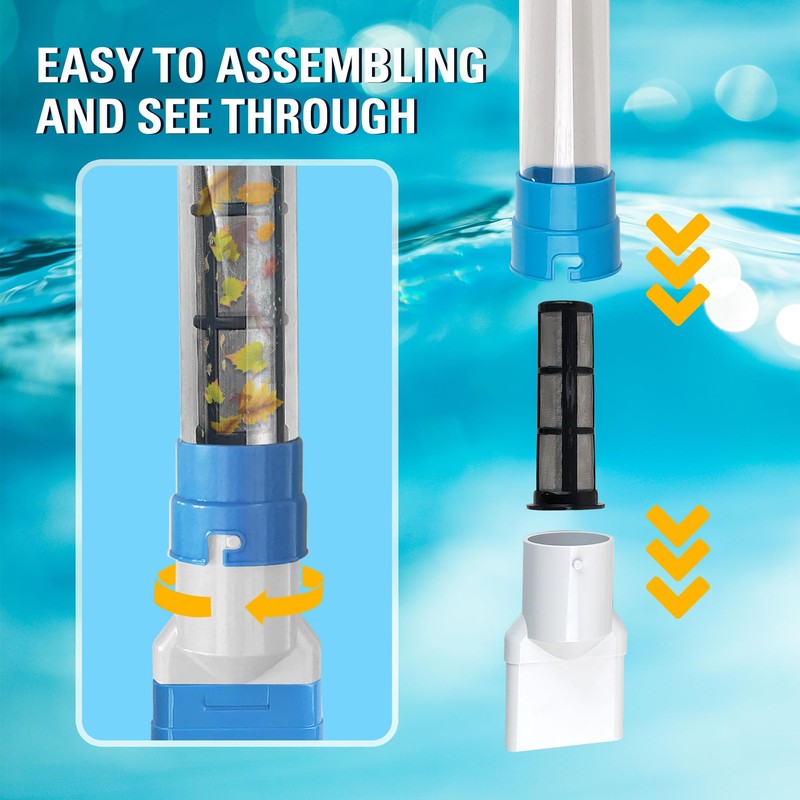 Handheld Pool & Hot Tub Vacuum - Poolstomach 29 Rechargeable
