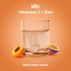 Seltz Tableta Efervescente Vitamina C + Zinc 300 mg Durazno