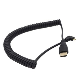 VViViD Sun High Speed HDMI (Male) to Micro HDMI (Male) to Micro HDMI Male Converter Cable, HDMI Type A Male to Micro HDMI Type D (Micro) Male, Gold-Plated Connectors, High Speed Data Transmission,