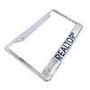Realtor® Logo License Plate Frame, Silver, Real Estate Agent Supply