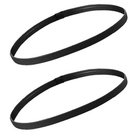 COMFORTIS Headband Men Women Sports Soccer Sweatband Hair Bands Hair Ties Set of 2 (Black (Set of 2))