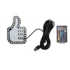 Car Hand Gesture Light LED Sign Finger Light Window Gesture