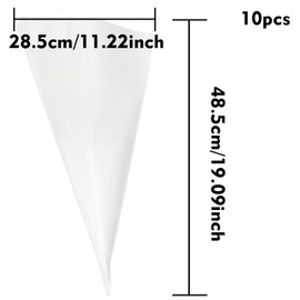 10 * Pack Grout Bag with 2 * Tile Caulk Tool, grout sealer,grout bag ‎Made of High Density Polyethylene 20.4 x 17.8 x 2 cm