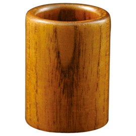 arufakkusu Toothpick Holder Wood Grain Diameter 3.5 × 4.5 cm 切立 Toothpick Holder, Eyes Ground Glass 903253 