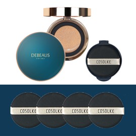 Deviews Prime BB Cushion SPF50 (main product + refill + puff) + 4 puffs + Hyeja Gift Glow Cover Tone Up / 디뷰스 프라임 비비쿠션 SPF50(본품+리필+퍼프)+퍼프 4매+혜자선물 광채 커버 톤업