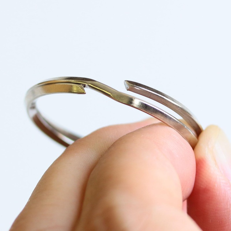 日本紐釦貿易(Nippon Chuko) NBK 二重カン φ径3mm×20mm シルバー S26-12