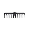 KADAX Garden Rake without Handle, Metal Garden Rake, Lawn Rake