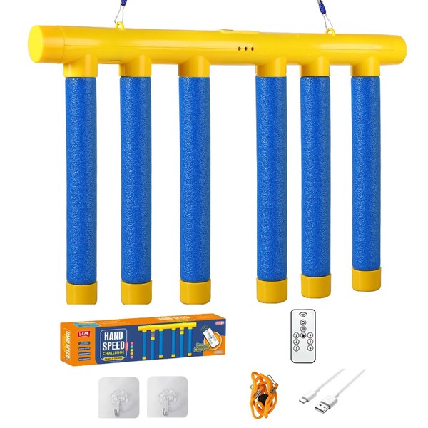 Reflex Challenge Game, Drop Sticks Game, Hand Eye Coordination Training,