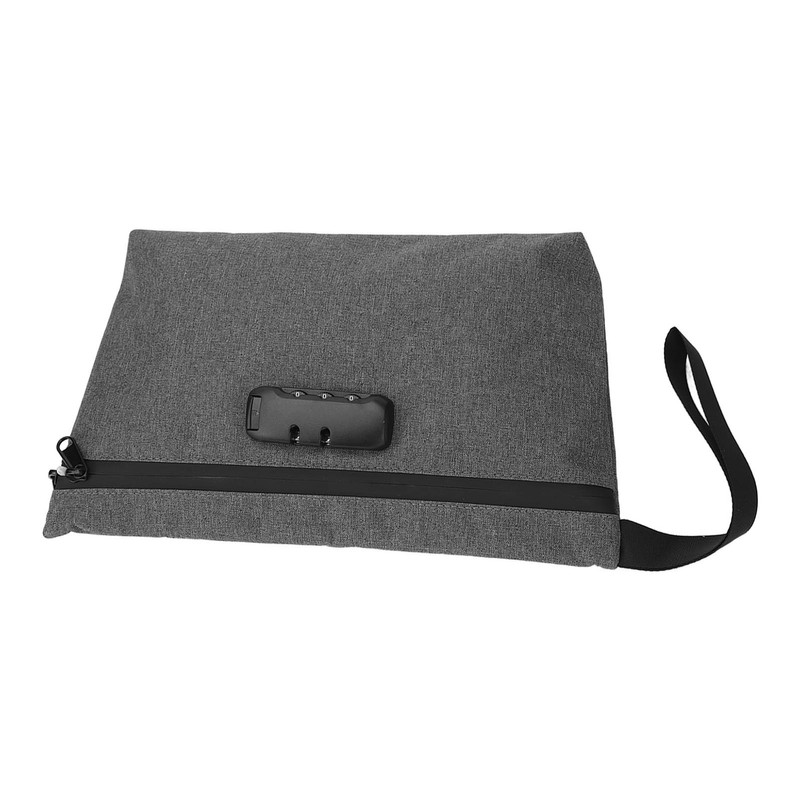Nylon Storage Bag Activated Carbon Deodorant Zipper Closure Password Lock