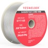 YESWELDER Flux Core Gasless Mig Wire, Mild Steel E71TGS .030+.035-Diameter,