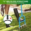 sancat Lawn Aerator with 4 Stainless Steel core Plug, 39inch