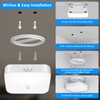 TOOWELL Rechargeable Motion Sensor Ceiling Light, Wireless Ceiling Lights Battery