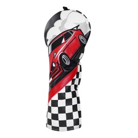 Racing Sports Car Golf Driver Headcover – Full Colour | PU Leather | Universal Fit