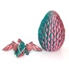 Generic 3D Printed Dragon Egg and Wings, Articulated Dragons Inside,