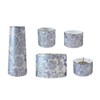 Pottery Modern Buddhist Tools Set of 5 "Yui Hana" (Round