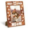 Yxadu Best Cat Ever Meow Wooden Home Decor, Cat Wooden
